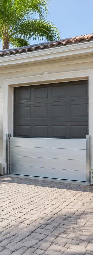 Garage opening barrier concept